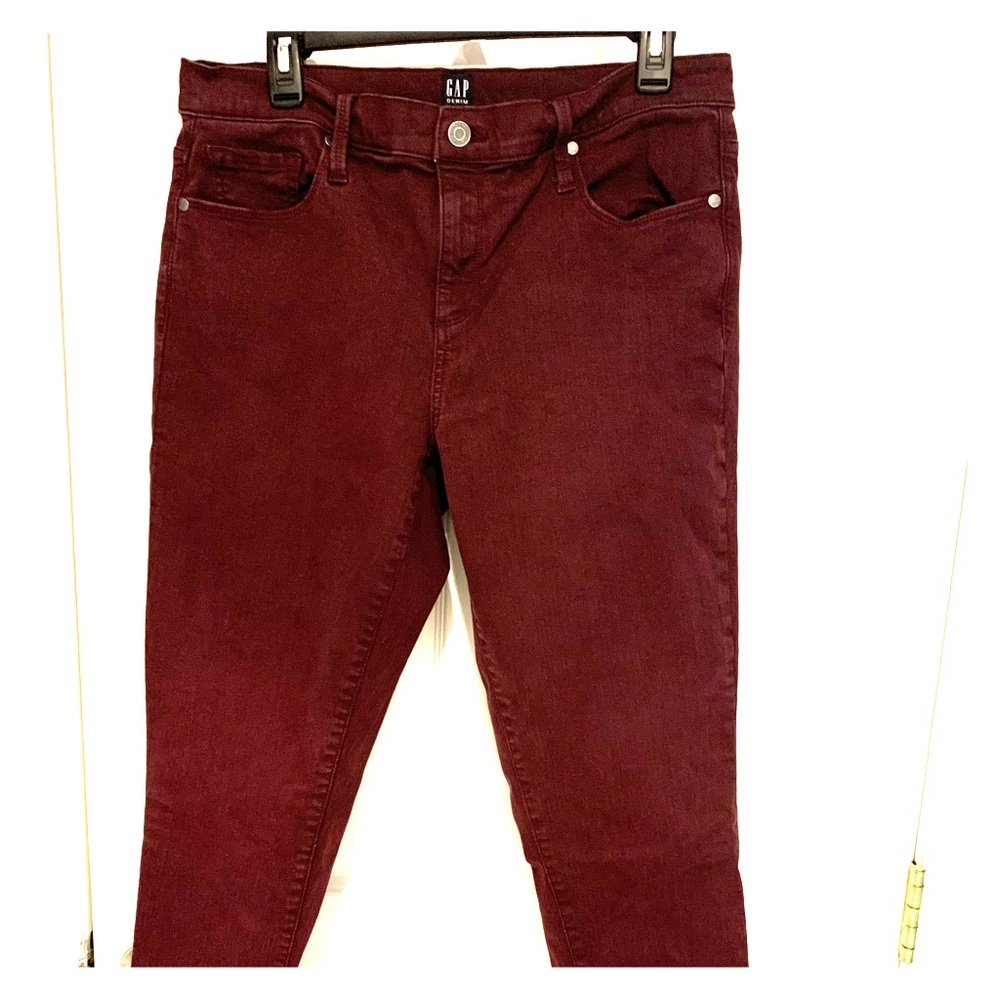 GAP Mid Rise True Skinny Jeans Size 32 Tall